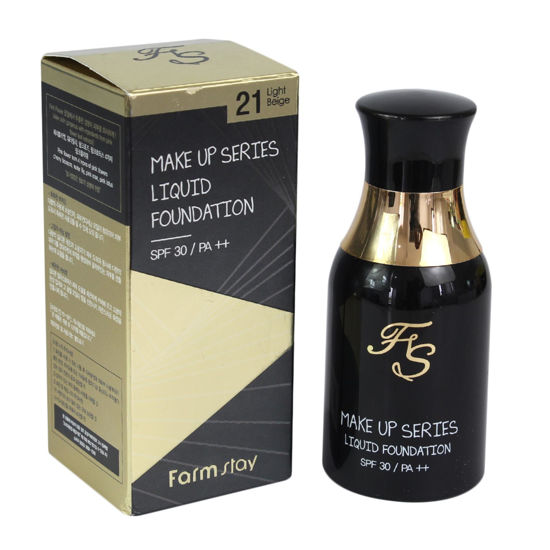 Picture of Farm Stay Make up Series Liquid Foundation - #21 Light Beige - 40g