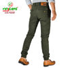 Picture of Virjeans Stretchable Cotton Joggers for Men - Olive