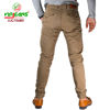 Picture of Virjeans Stretchy Ripped Design Biker Cotton Joggers - Brown