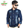 Picture of Virjeans Denim Jeans Non-Stretchable Jacket For Men - Dark Blue