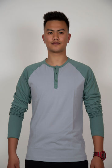 Picture of Sonam Rigzin Men's Henley T-shirt