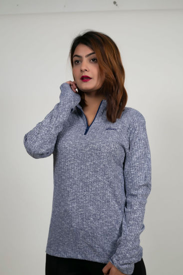 Picture of Sonam Tenpel Women's Half Zipped Sweater