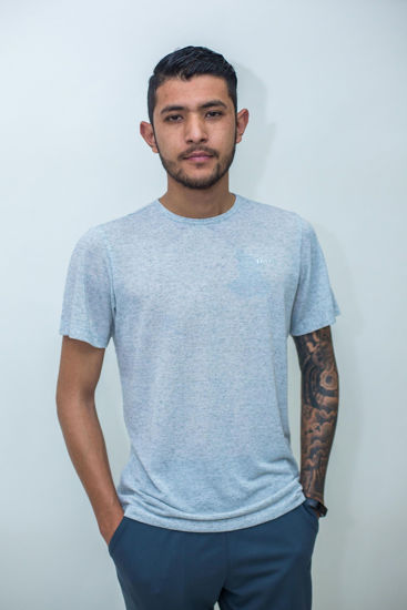 Picture of Sonam Yeshe Linen Men's Round Neck T-shirt