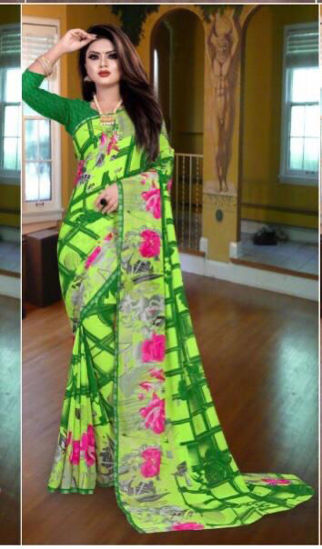 Picture of Junjuly - Designer Green Saree