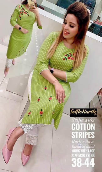 Picture of Junjely Green Kurta