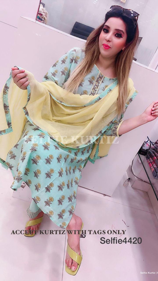 Picture of Junjely Blue Kurta