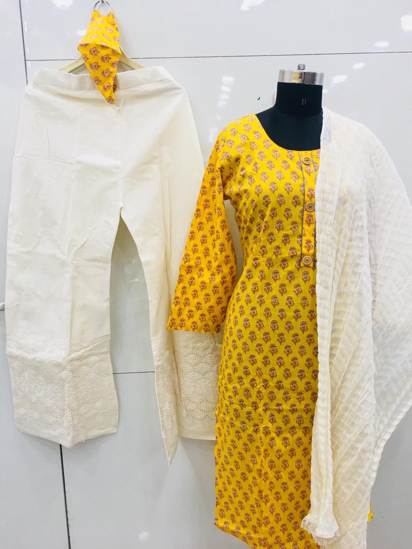 Picture of Junjely Yellow Kurta