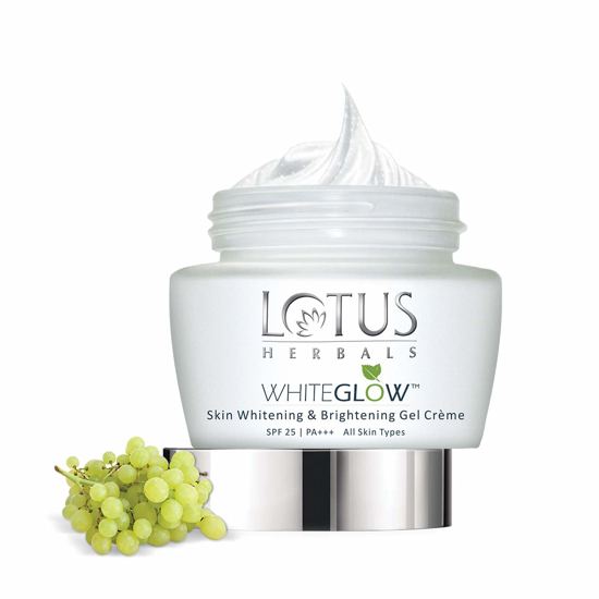 Picture of Lotus Herbals WHITEGLOW Skin Whitening & Brightening Gel Cream SPF 25 PA+++_60 gm