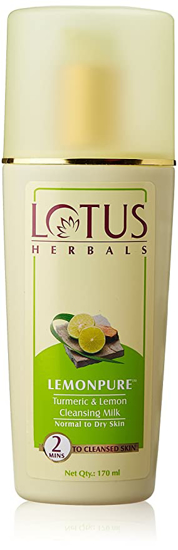 Picture of Lotus Herbals LEMONPURE Turmeric & Lemon Cleansing Milk_170ml