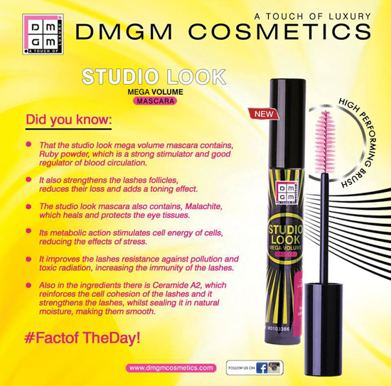 Picture of DMGM Studio Look Mega Volume Mascara - 12 Ml
