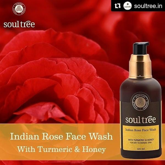 Picture of Soultree Indian Rose Face Wash - 120 Ml