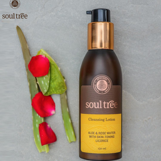Picture of Soultree Toning Apricot Cleansing Lotion - 150 Ml