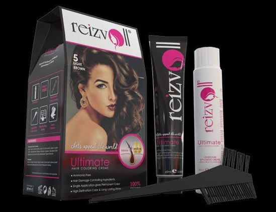 Picture of Reizvoll Ultimate Hair Coloring Creme - 5 Light Brown