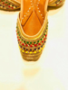 Picture of Zari, Beads, and Thread Embroidered Jutis