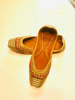 Zari, Beads, and Thread Embroidered Jutis
