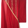 Cotton Zari & Kundan Embroidery Suit