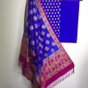 Picture of Banarasi Silk Unstitched Kurti, Suruwal, Dupatta Set