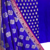 Picture of Banarasi Silk Unstitched Kurti, Suruwal, Dupatta Set
