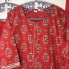 Picture of Vibrant Red Kurta Sharara Set