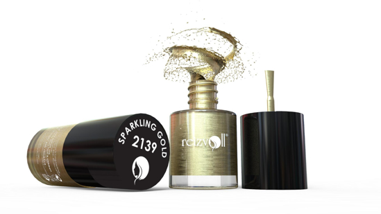 Picture of Reizvoll Nail Color - Sparkling Gold