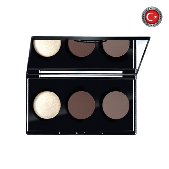 Picture of Farmasi Make Up Trio Eyeshadow Kit 6gm - 02 Warm Nudes