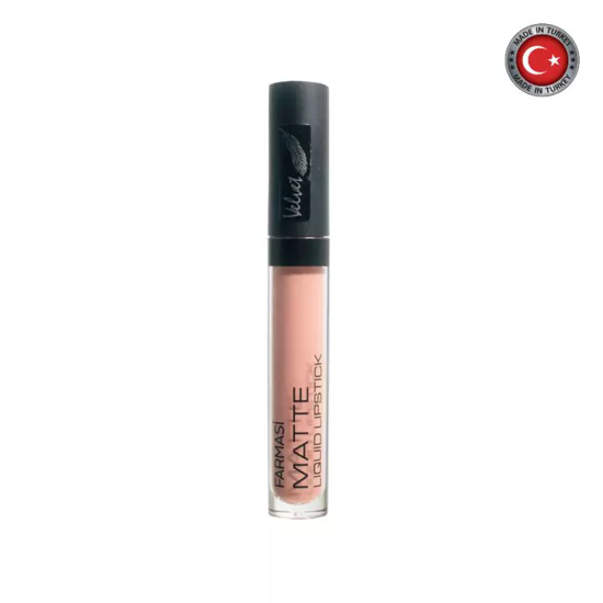 Picture of Farmasi Make Up Velvet Matte Liquid Lipstick - 4ml - 101 Feel Beige