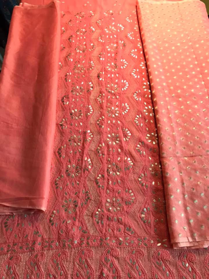 Lucknowi Hand Embroidered Chikankari Kurti Set