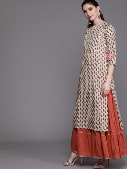 Picture of Kurtha with Skirt and Dupatta Set