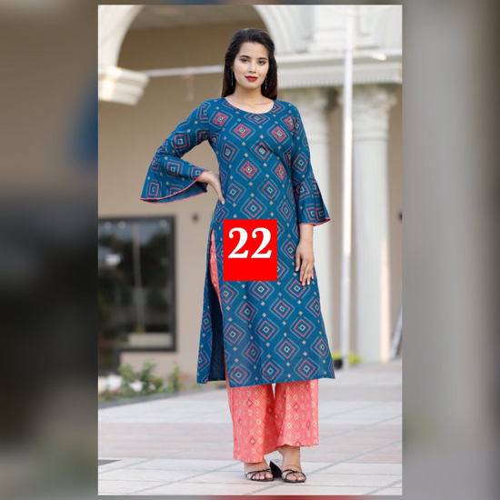 Picture of Junjuly Blue Kurta