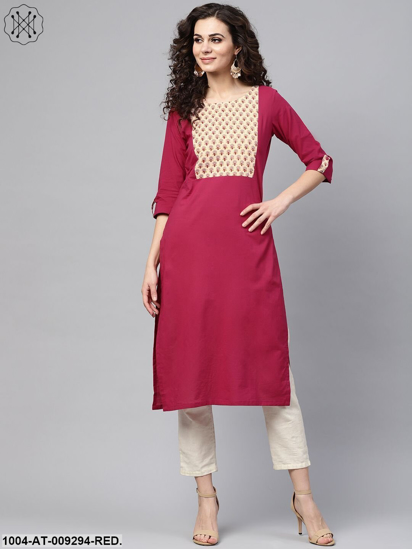 Picture of Kurthi with Yoke Design