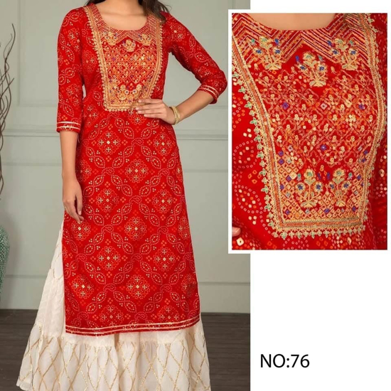 Picture of Junjely Red Kurta