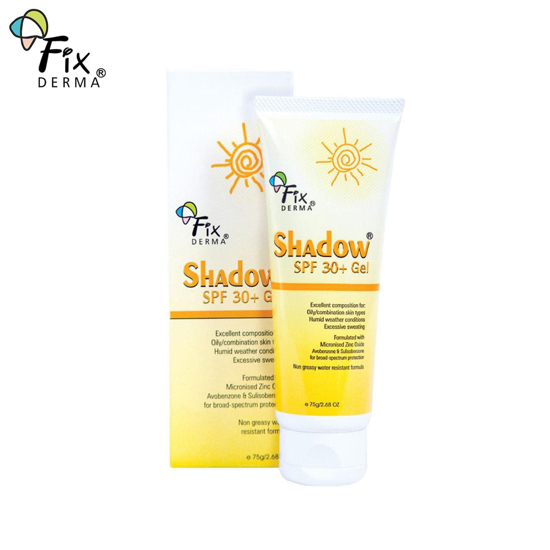 Picture of Fix Derma Shadow Spf 30+ Sunscreen Cream - 75Gm