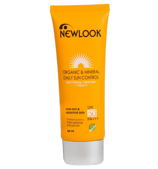 Picture of Newlook Organic and Mineral Daily Sun Control 100ml- SPF 50