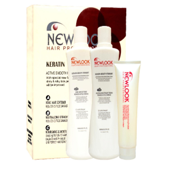 Picture of Newlook Keratin Hair Straightening Cream- 1 Kit