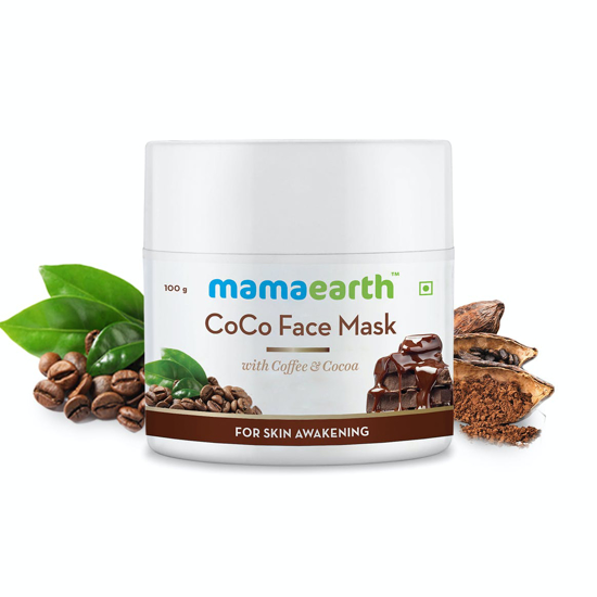 Picture of Mamaearth CoCo Face Mask with Coffee & Cocoa for Skin Awakening – 100g