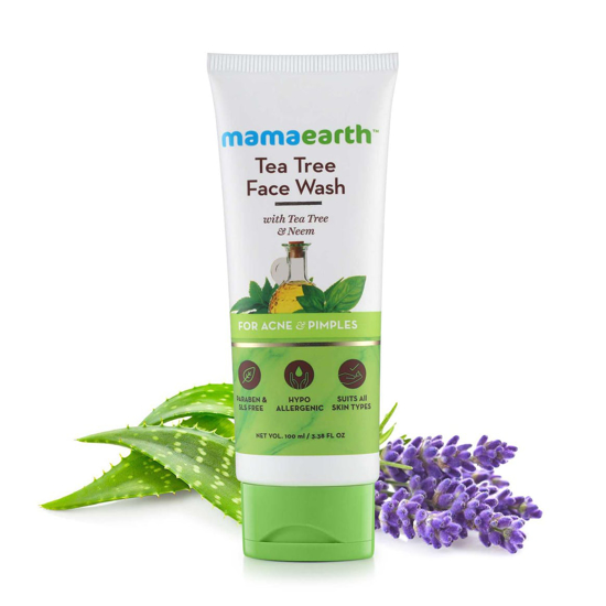 Picture of Mamaearth Tea Tree Facewash for acne & pimples- 100ml