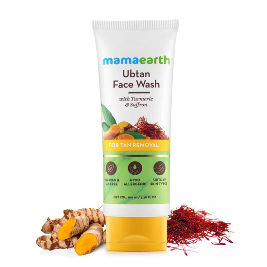 Picture of Mamaearth Ubtan Face Wash for Tan Removal- 100ml