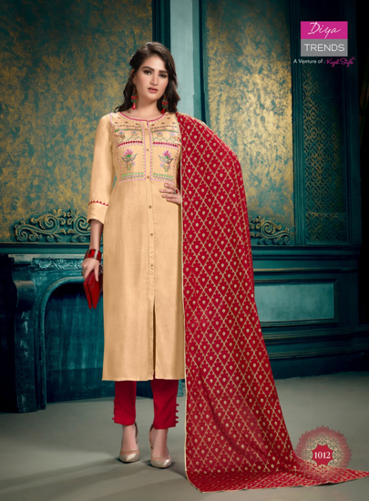 Picture of Kurtha with Dupatta Bottom