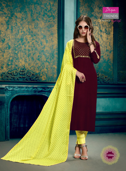 Picture of Kurtha with Dupatta Bottom