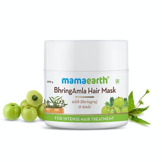 Picture of Mamaearth BhringAmla Hair Mask with Bhringraj & Amla for Intense Hair Treatment – 200 g