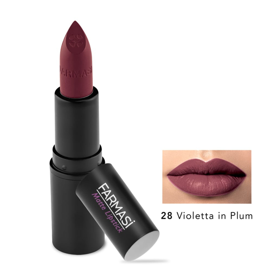 Picture of Farmasi Matte Lipstick Violetta in Plum 28