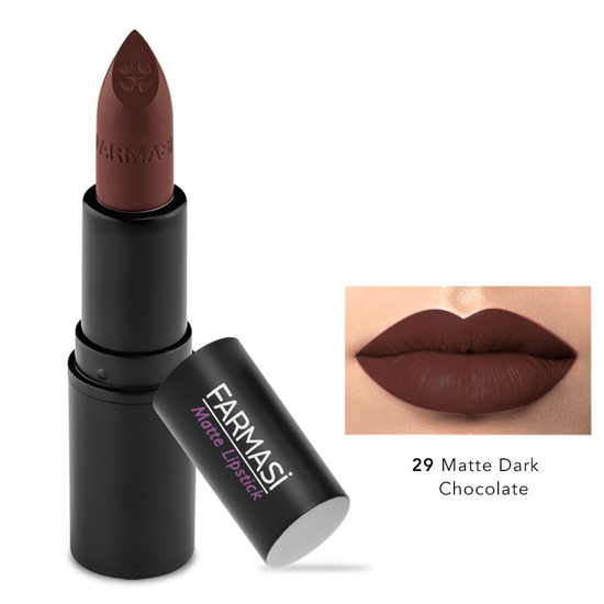 Picture of Farmaci Matte Lipstick 4G- 29 Matte Dark Chocolate