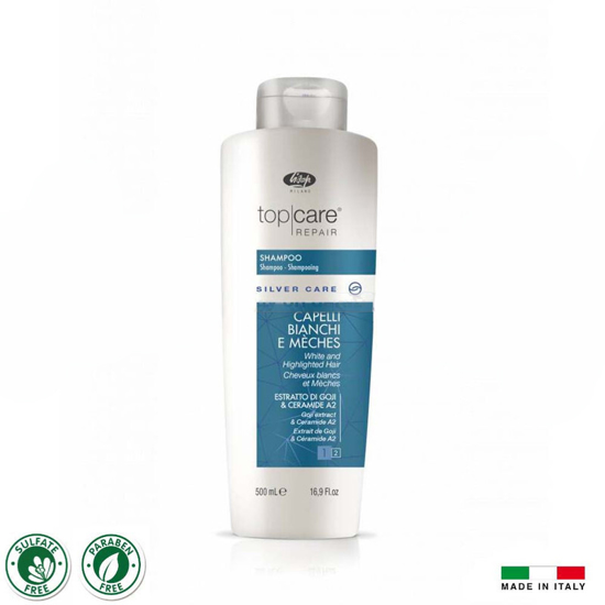 Picture of Lisap T.C.R. Silver Care Shampoo 500ml(No Yellow Shampoo)