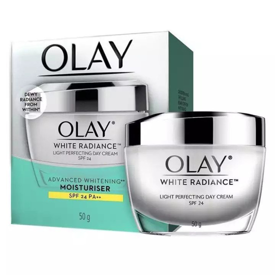Picture of Olay White Radiance Light Perfecting Spf 24 Uva/Uvb Day Cream - 50Gm