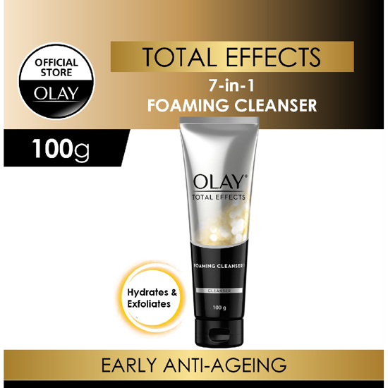 Picture of Olay Total Effects Anti Ageing Face Wash Cleanser - 100g
