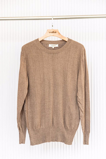 Picture of Cream Colour Round Neck Sweater