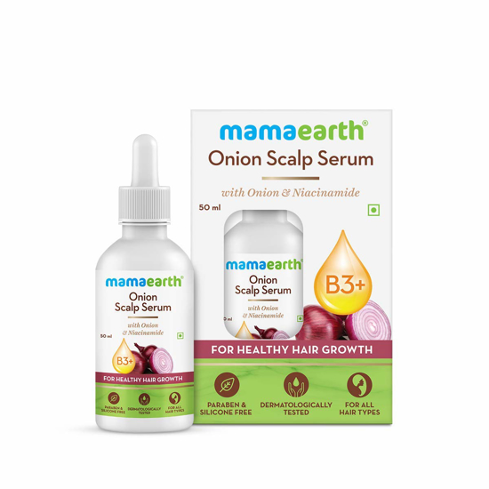 Picture of Mamaearth Onion Scalp Serum with Onion and Niacinamide for Healthy Hair Growth - 50ml
