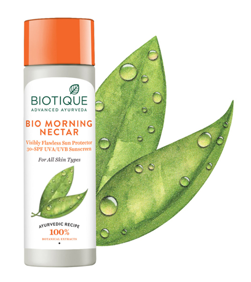 Picture of Biotique Bio Morning Nectoar 30+spf UVA/UVB Sunscreen 120ML