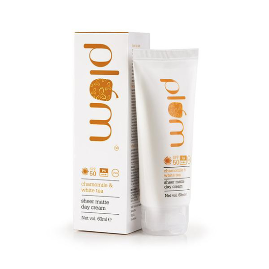Picture of Plum Chamomile & White Tea Sheet Matte Day Cream SPF50 - 60ml