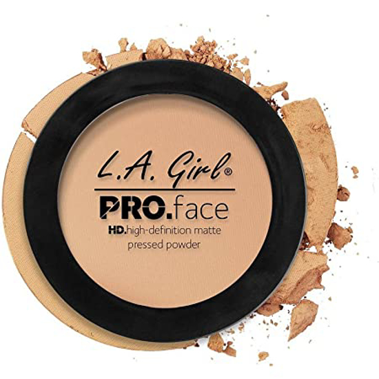 Picture of La Girl Pro Face Pressed Powder - Nude Beige